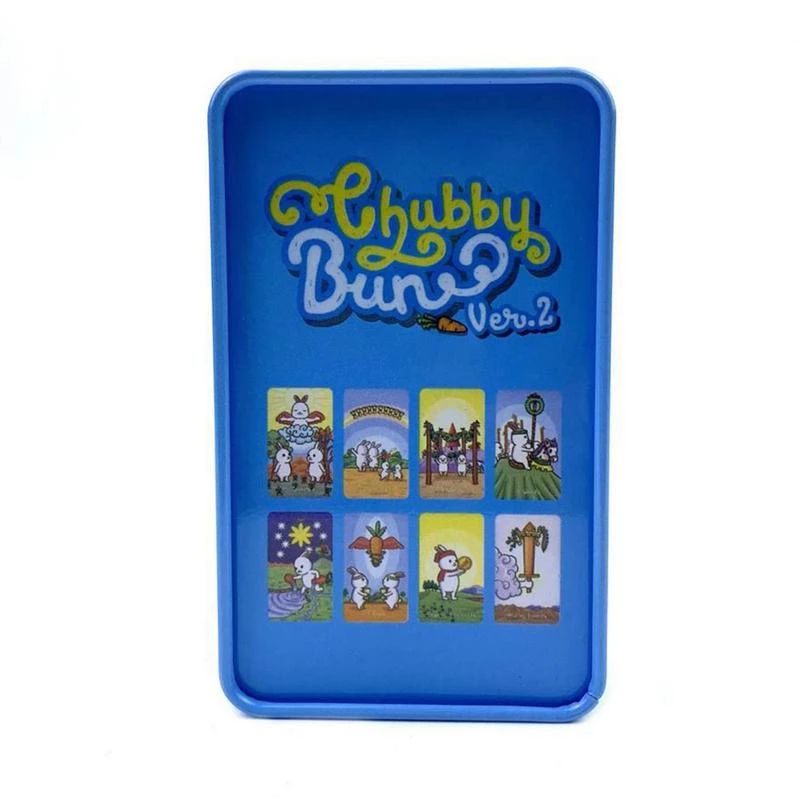 Bộ Bài Chubby Bun Tarot 78 Thẻ Mạ Tím, Hộp Sắt