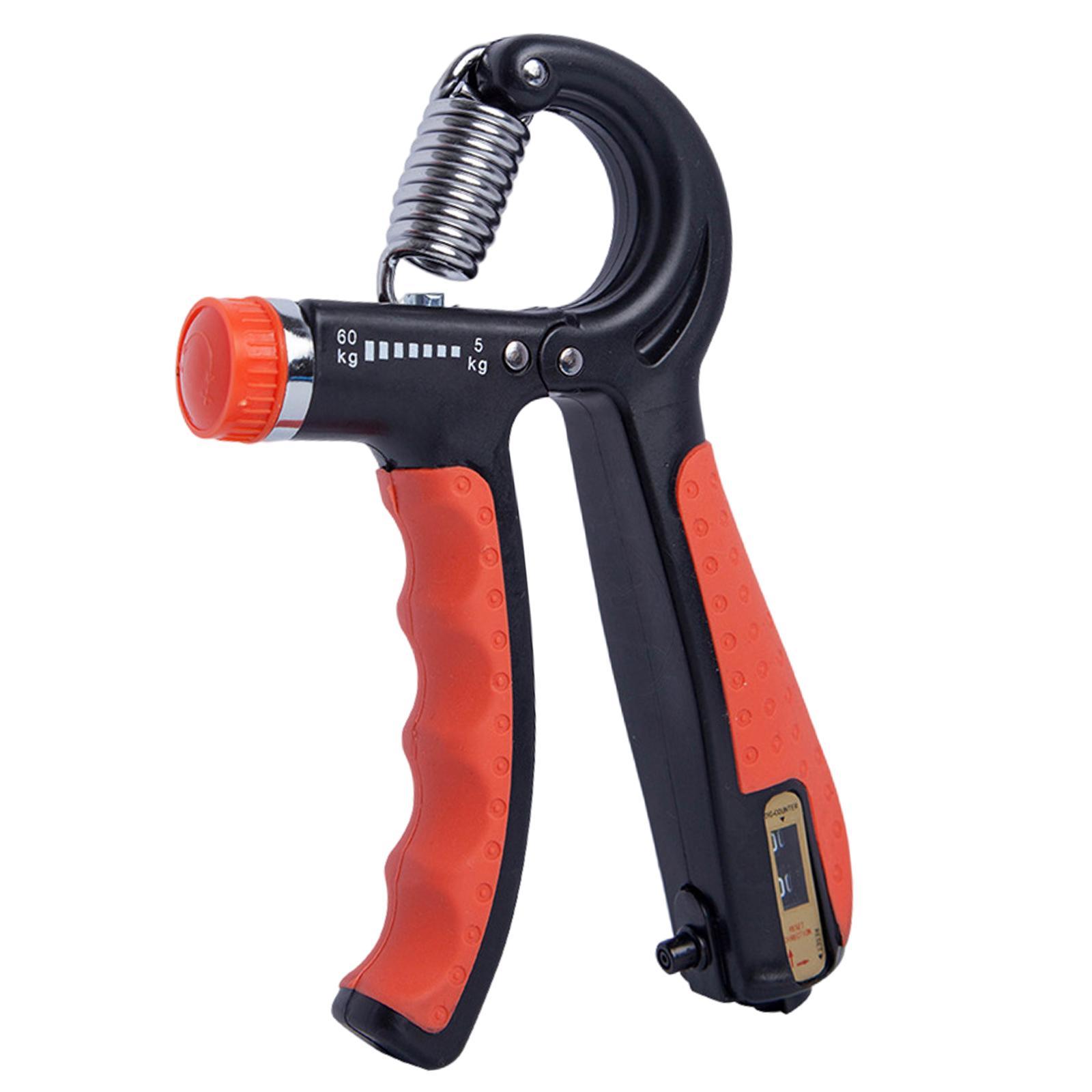 Hand Grip Strengthener Finger Exerciser Fitness Hand Gripper with Counter for Muscle Building, Musician, Guitar