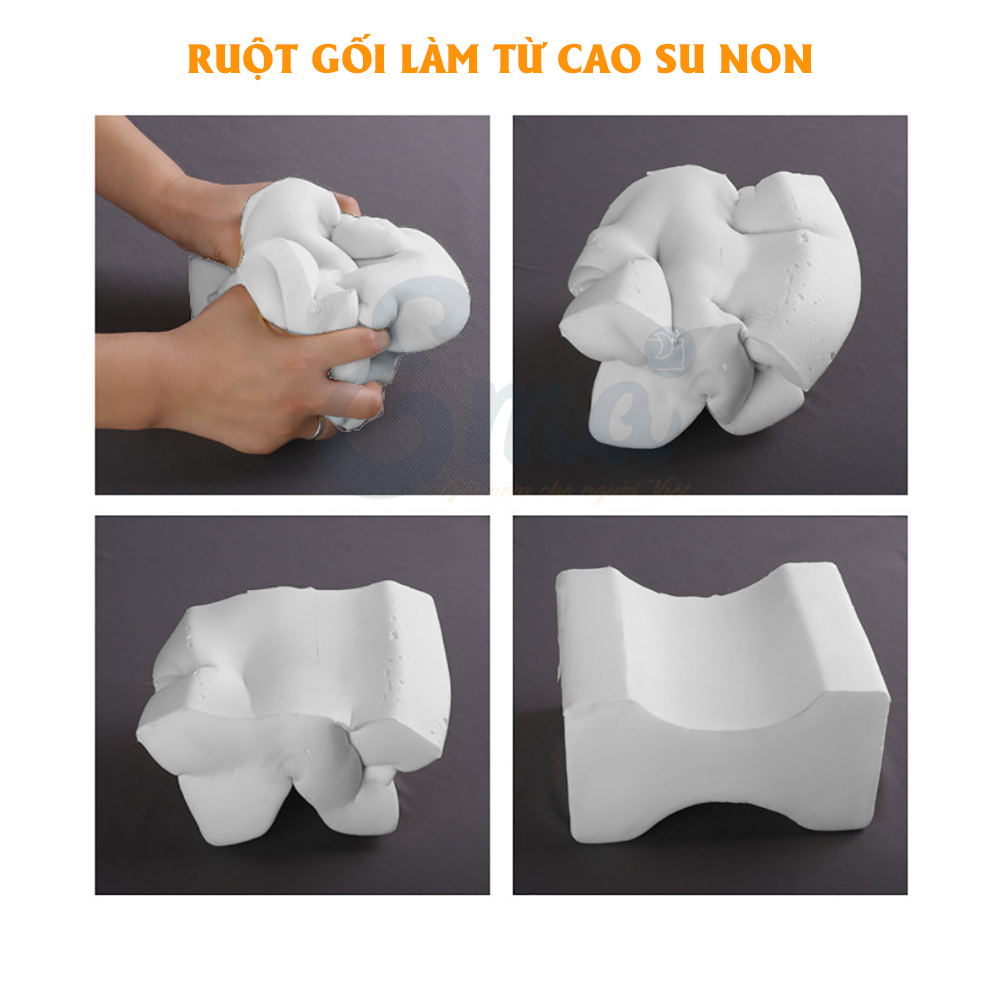 Gối kẹp chân thế hệ 2 Ema - Giảm đau đầu gối, hông và lưng, tăng cường lưu thông máu, chống giãn tĩnh mạch - Tốt cho người cao tuổi, phụ nữ có thai, chấn thương chân