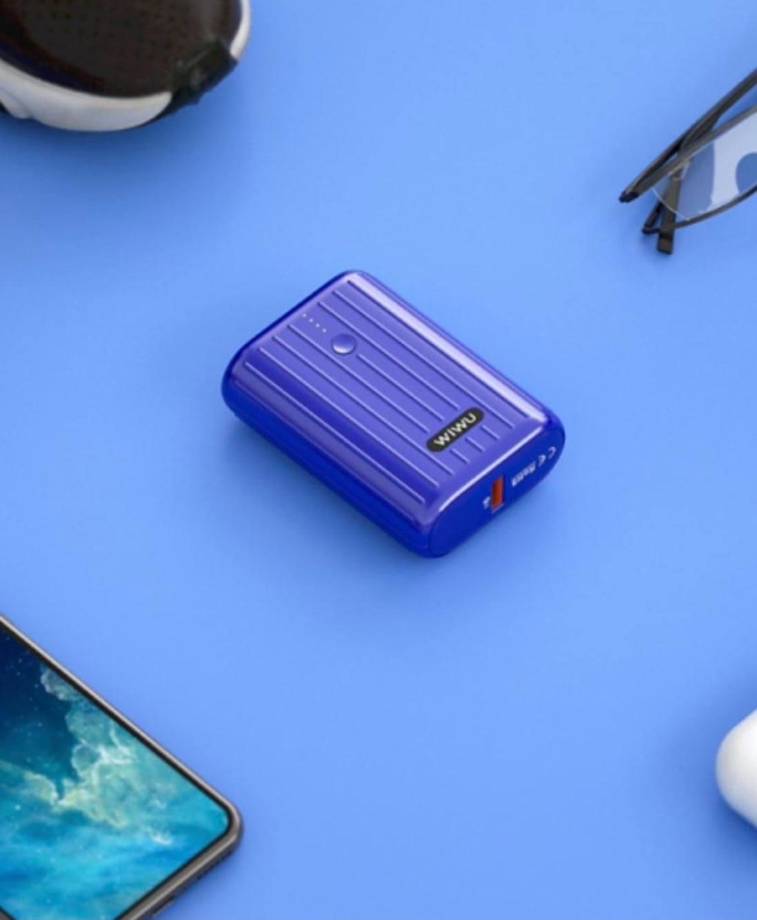 Pin Sạc Wiwu JC-08 Powertank 10000mAh Mini Powerbank Pin Dự Phòng Hỗ Trợ Sạc Nhanh - Hàng Chính Hãng