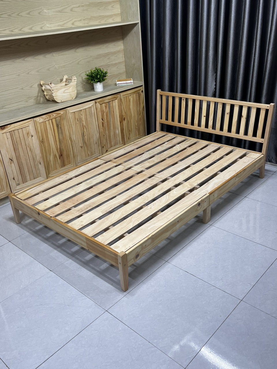 GIƯỜNG NGỦ 1.2 X 2M và 1.4 x 2M GỖ