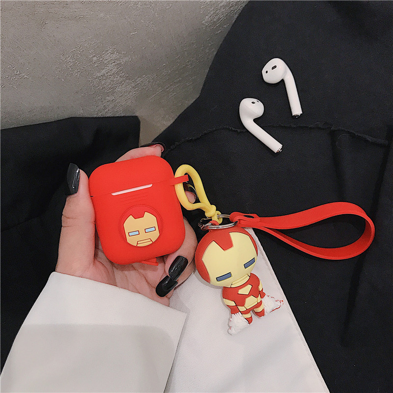 Airpods Case, Ốp Bảo Vệ Dành Cho Airpods 1/2 - Superheros figure - Hàng Chính Hãng