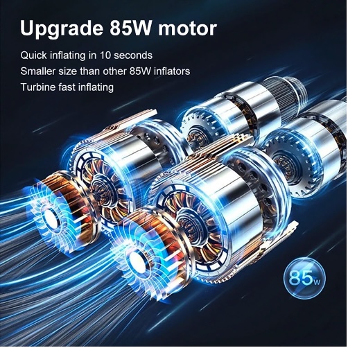 Máy Bơm Lốp Điện Tử Cầm Tay không dây FastROCOSTO Ô Tô, Xe Máy, Xe Đạp