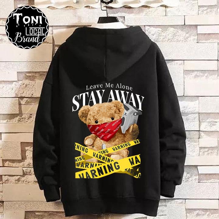 Áo Hoodie Local Brand Unisex STAY AWAY nỉ bông form rộng Full Box (HD4200L - Kèm Video Ảnh Thật)