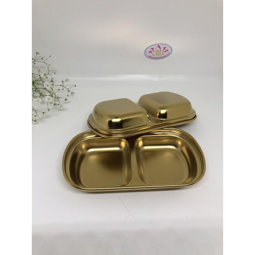 Cặp chén nước chấm gia vị, nước sốt sus 304 cao cấp sang trọng sáng bóng sành điệu cho nhà hàng khách sạn Inox 304 Hcm