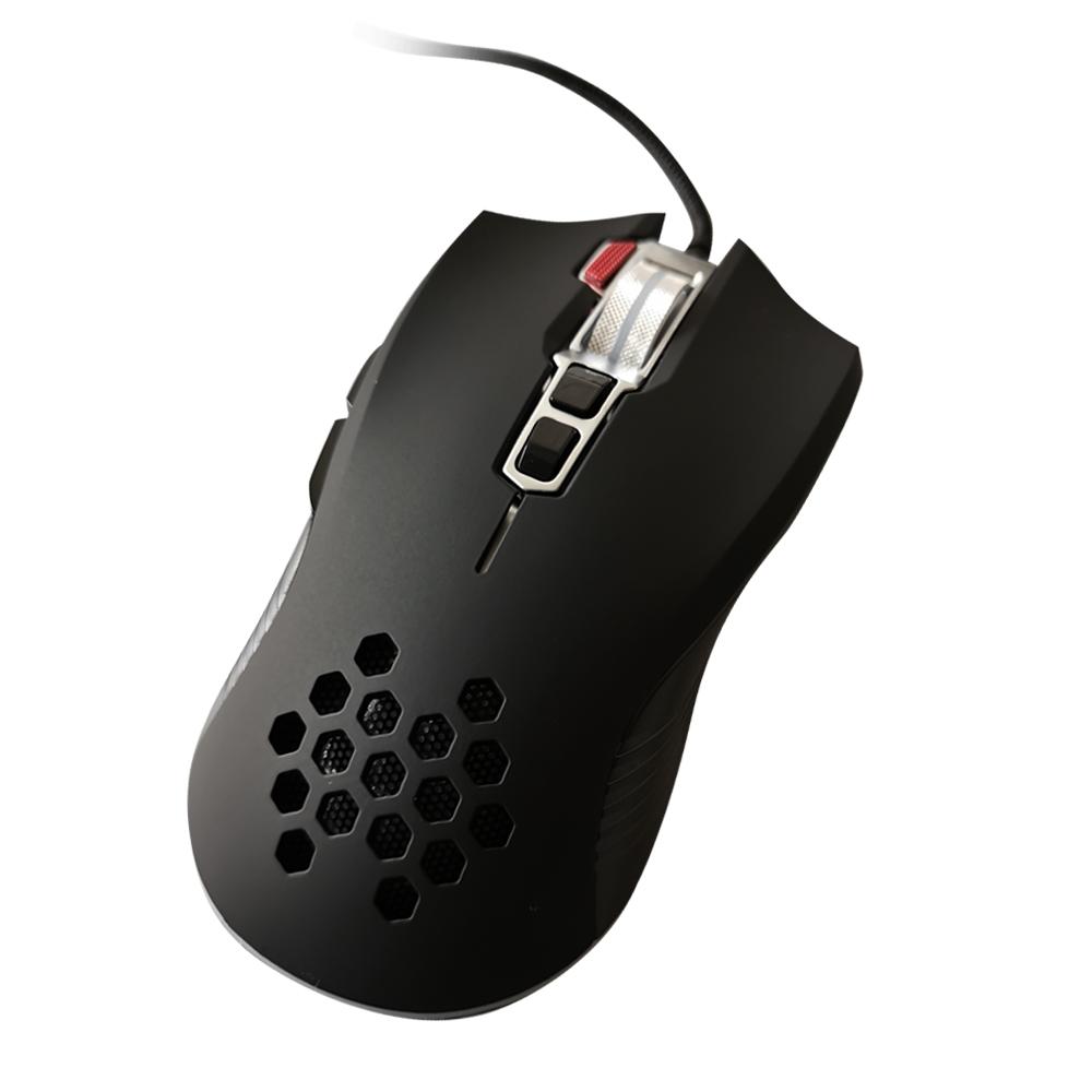 Mouse with USB Chargeing Port Design Ergonomic Optiacal RGB Illuminated Mouse 4 Levels DPI with Scroll Wheel 2 Thumb