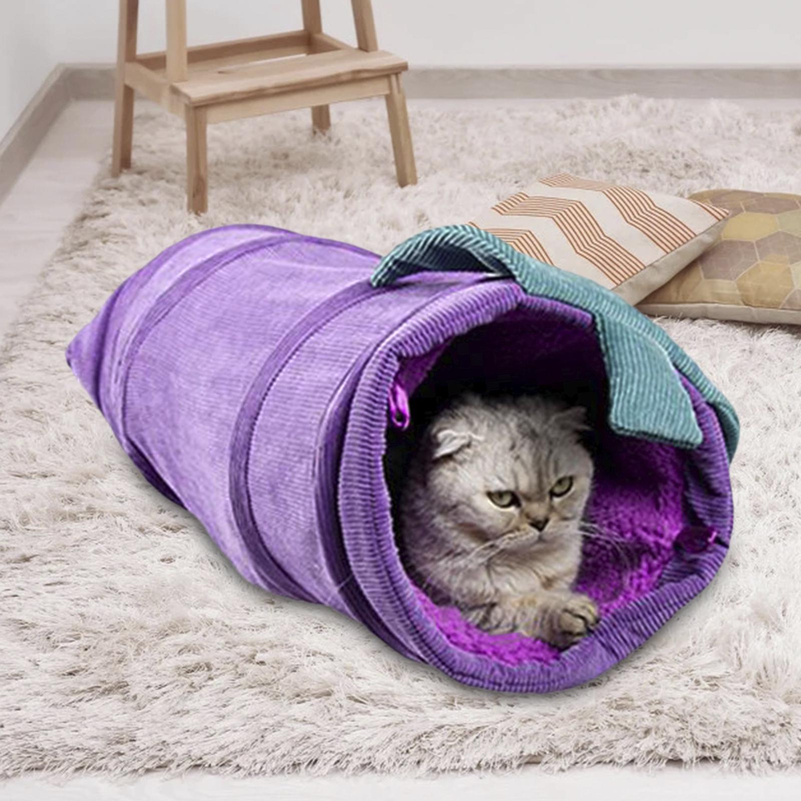 2 Pcs Pets Cats Hamster Tunnel Toys Tube Tent Guinea Pig Hedgehog Mice Rat