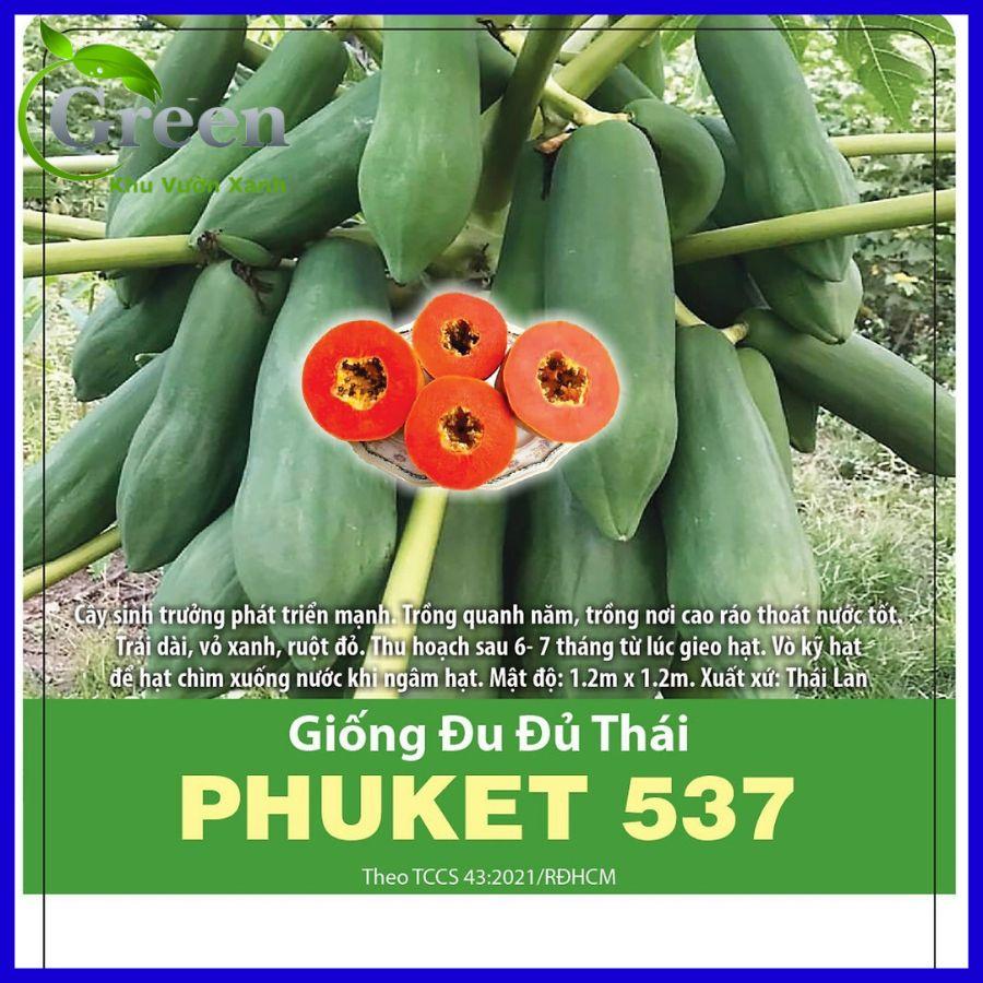 Hạt giống đu đủ PHUKET Thái Lan - gói 20 hạt