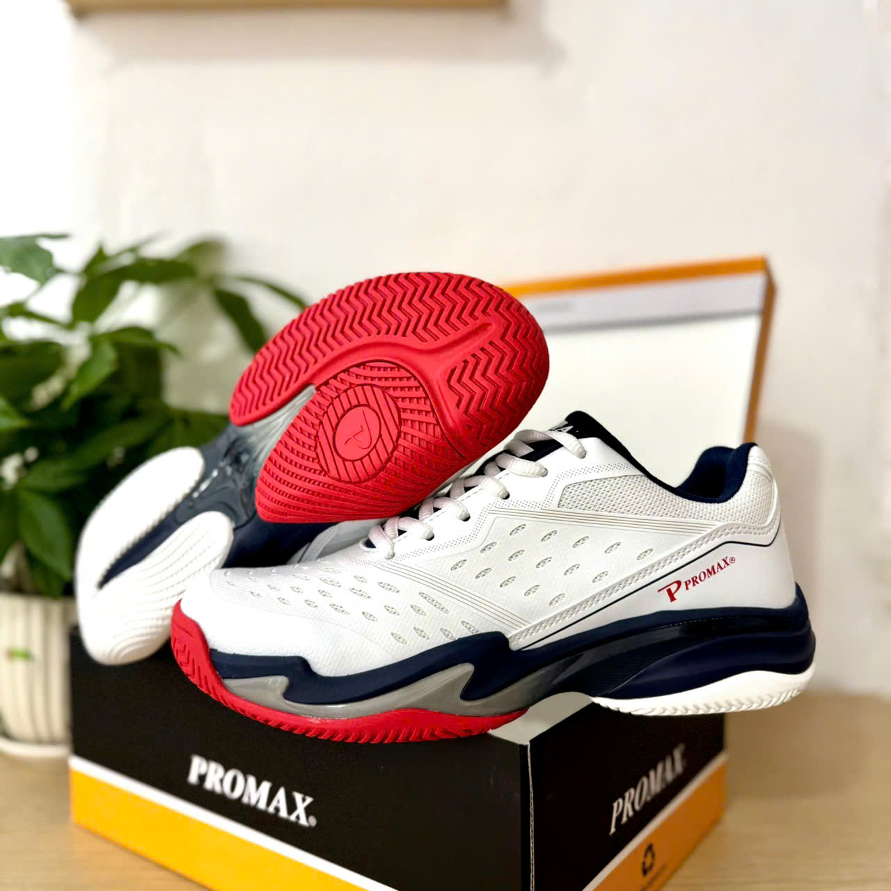 Giày Pickleball Promax PI86, Giày chơi tennis mẫu mới chơi sân thảm, sân bê tông, sân nhựa Acrylic ... siêu bền
