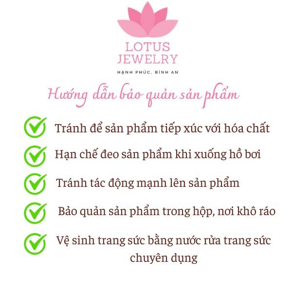 Vòng tay lu thống may mắn Lotus JW