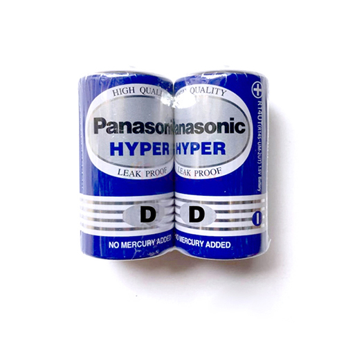 Vỉ Pin than Đại D Panasonic Hyper 1.5V R20UT/2S-V (2 viên/10 viên) - Hàng chính hãng