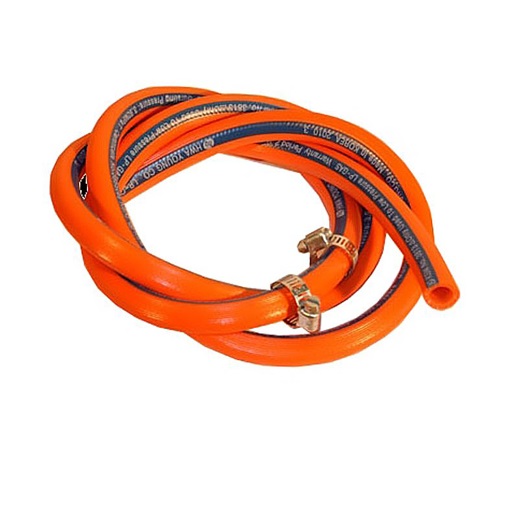 Dây Gas Gia Đình 1.5 mét + 2 Cổ dê dùng cho Van Gas Bếp Gia đình - Hàng Chính Hãng