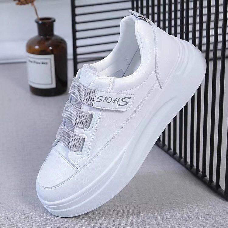 Giày Thể Thao Nữ- Giày Nữ Sneakers SH03S, Tăng chiều cao, Độn Đế, 3 Màu Xanh, Vàng và Xám, Êm Chân, Đẹp, Giá Rẻ