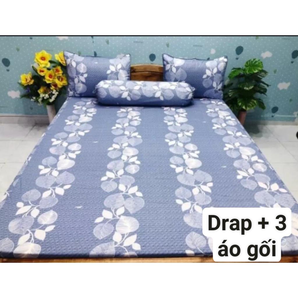 Bộ Drap Cotton THẮNG LỢI 4 món hoặc drap lẻ.1m8x2m
