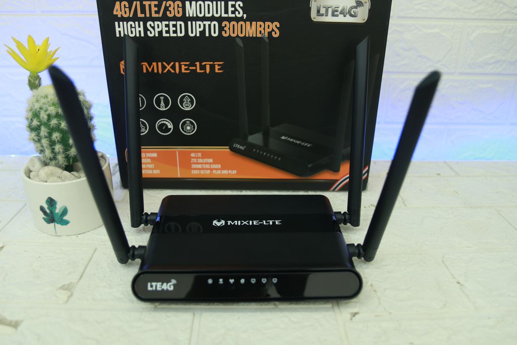 Bộ Phát Wifi 4G MIXIE-LTE 4G  – 4 Cổng Lan – 4 Antenna Wifi