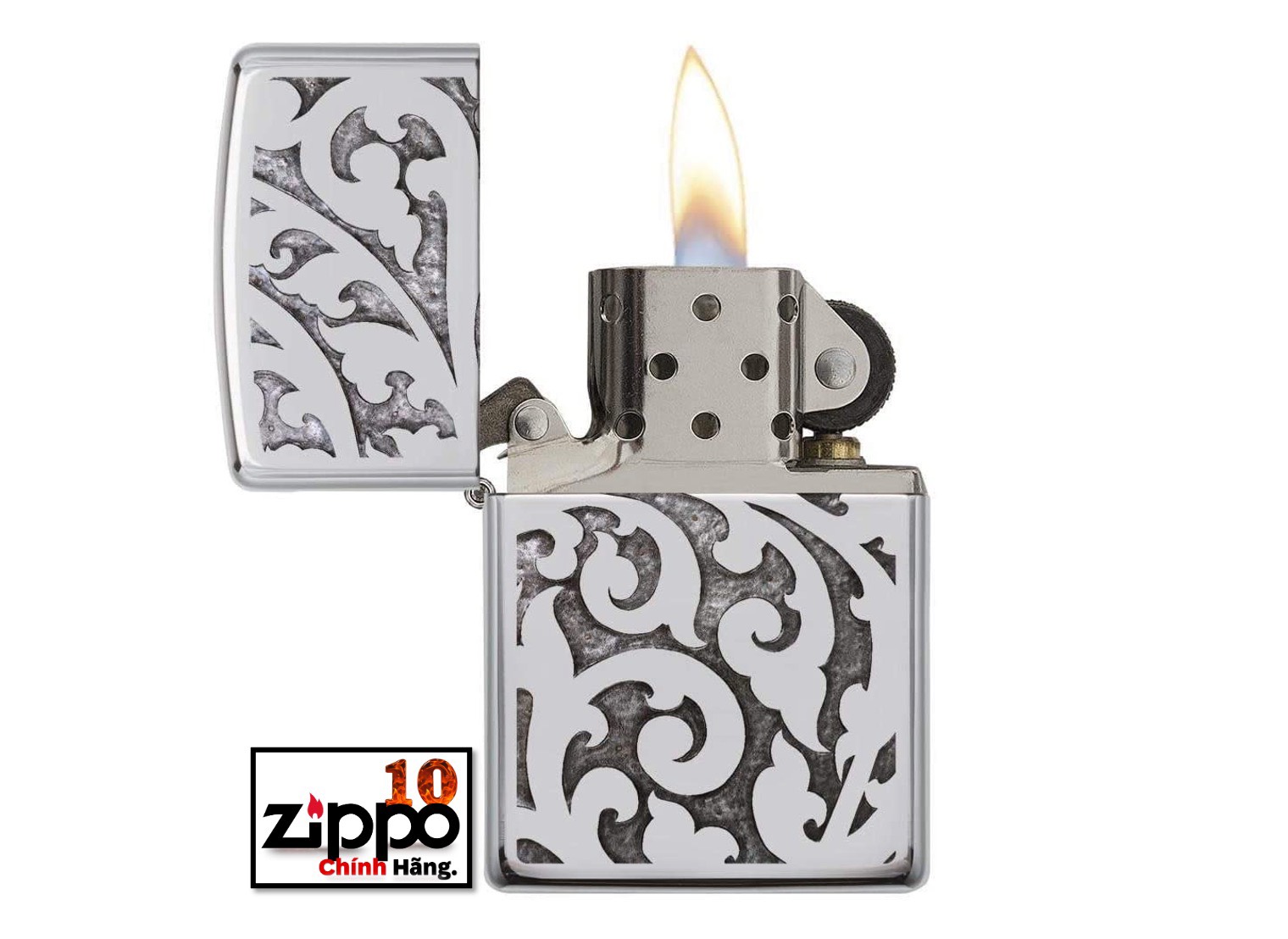 Bật lửa Zippo 28530 Filigree - Chính hãng 100%