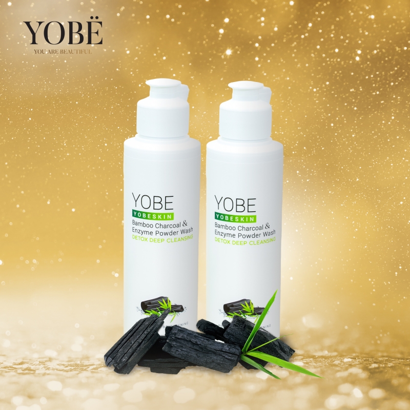 BỘT RỬA MẶT THẢI ĐỘC DA ENZYM &amp; THAN TRE HOẠT TÍNH YOBESKIN