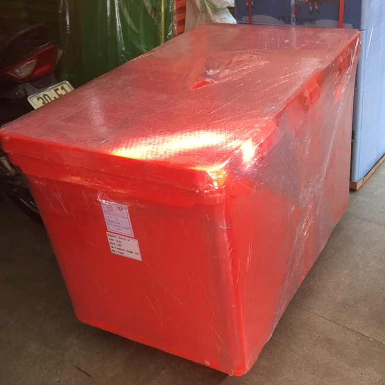 Thùng giữ lạnh thái lan 200L hiệu hoa sen trữ hải sản, thực phẩm đông lạnh