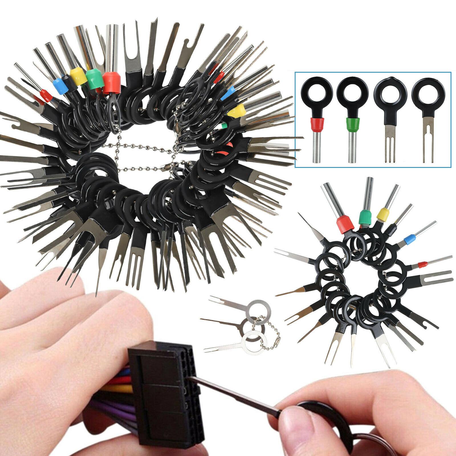 39Pcs Wire Terminal Removal Tool Car Electrical Wiring Crimp Connector Pin Kit