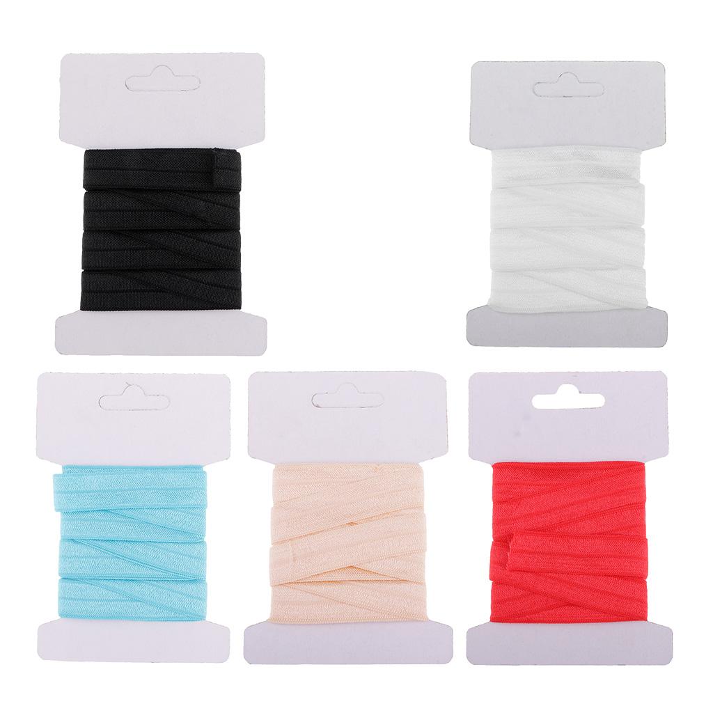 2.7M  5/8"15mm Elastic Spandex Satin Band Hair Ties Accessories