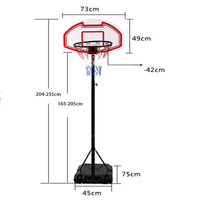 TRỤ BÓNG RỔ HỌC SINH P434