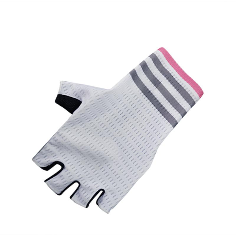 New Pro Aero Lưới Sọc Đường Găng Tay Xe Đạp Thoáng Khí Nam Nữ Thể Thao Xe Đạp Găng Tay Chống Trượt Chống Sốc Guantes Ciclismo