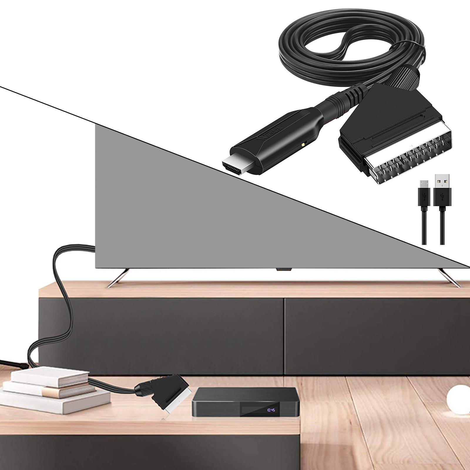 To  Converter Cable 1080P/720P Compact Portable Flexible for DVD