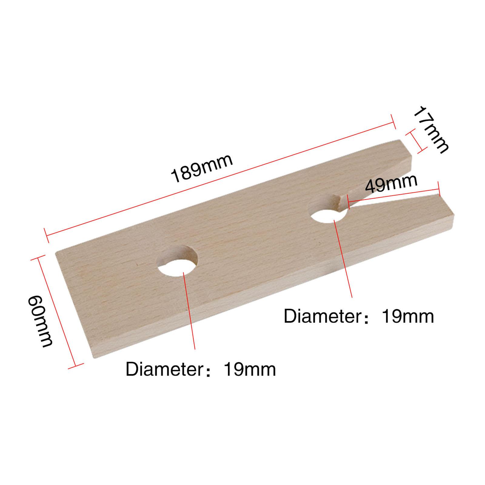 Hardwood Bench Pin Vice Clamp Jewellers Jewellery V Slot Watch Repair Tool
