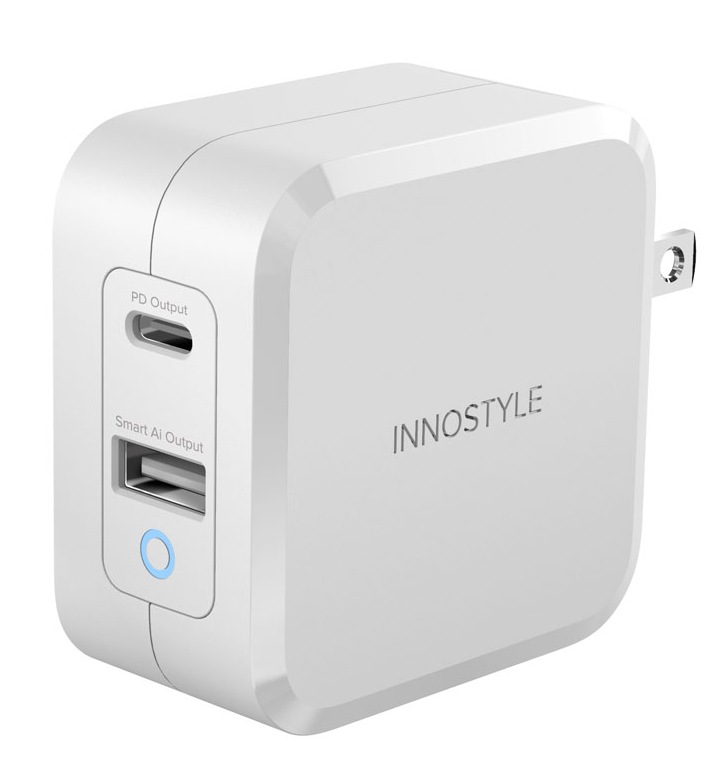 SẠC INNOSTYLE GAN ZENI 65W CHO IPHONE, IPAD, TABLET, SMARTPHONE, MACBOOK – IC65-2PDWHI - HÀNG CHÍNH HÃNG