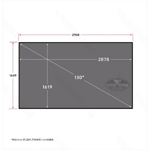 Màn chiếu quang học VIVIDSTORM ALR UST Fresnel VCVFNUST130H 130 Inch hàng chính hãng - ZAMACO AUDIO