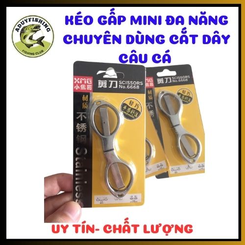 Kéo gấp mini đa năng cao cấp chuyên dùng cắt dây câu cá cắt chì câu đài và dùng trong cuộc sống hàng ngày