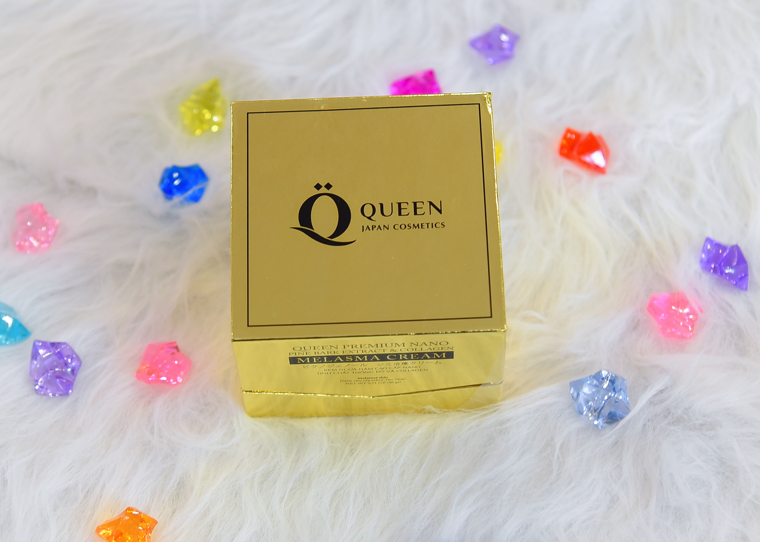 Melasma cream kem ngừa nám nano tinh chất thông đỏ &amp; collagen Nhật Bản Queen Japan Cosmetics