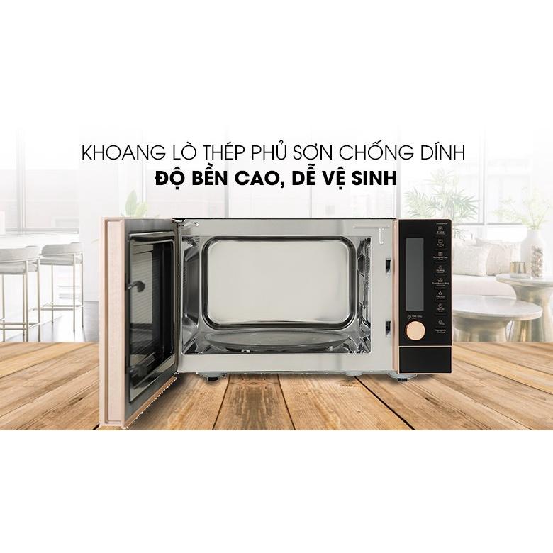 Lò vi sóng ELectrolux 25L EMG25D89GGP Rosegold - Điện tử có nướng 1000W; 9 chương trình; Vi sóng 5 mức 900W - Hàng chính hãng