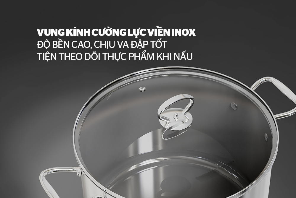 Nồi Luộc Gà Inox SHG115-30 Dùng Mọi Bếp - Hàng Chính Hãng