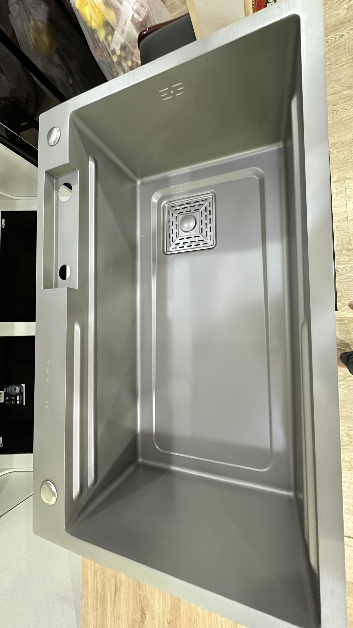 CHẬU RỬA INOX KAFF KF-UM7546B. Hàng Chính Hãng