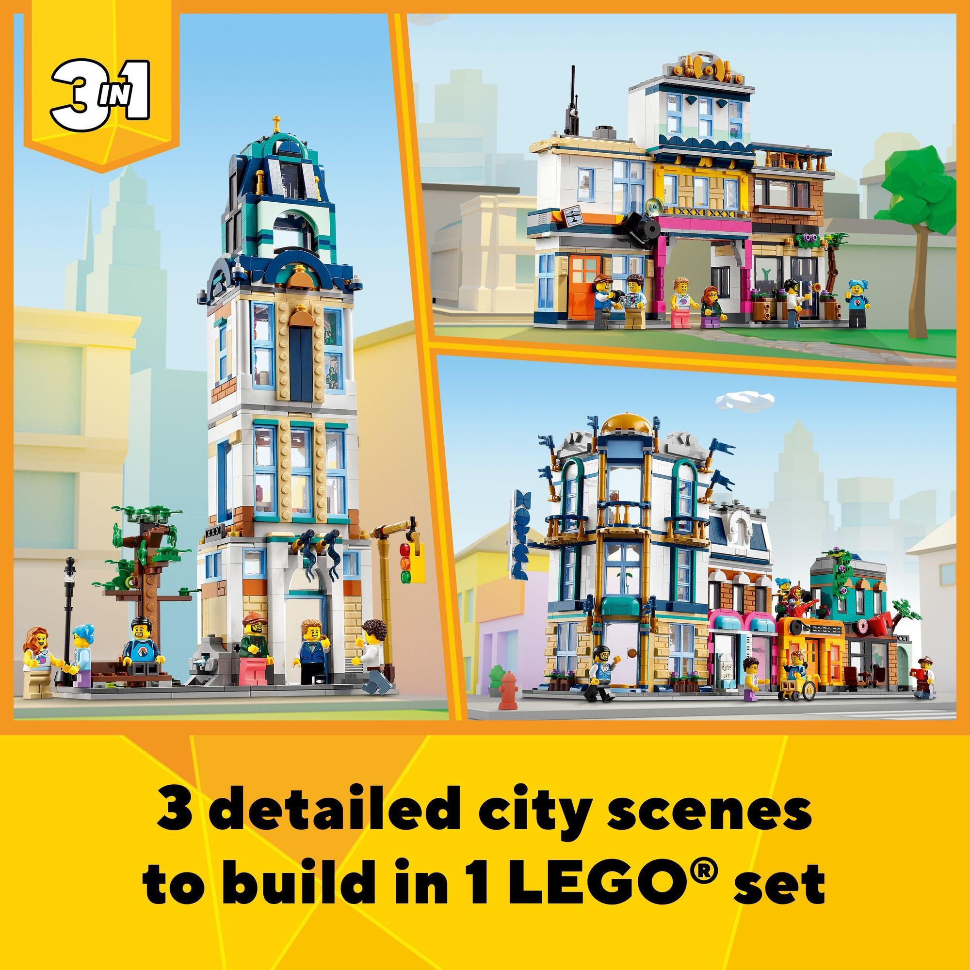 LEGO Creator 31141 Đồ chơi lắp ráp Khu phố trung tâm (1459 chi tiết)