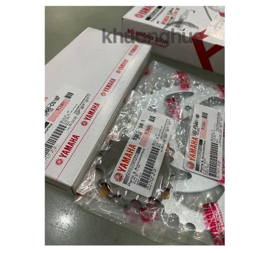 Bộ nhông xích,nhông sên dĩa xe Taurus chính hãng Yamaha