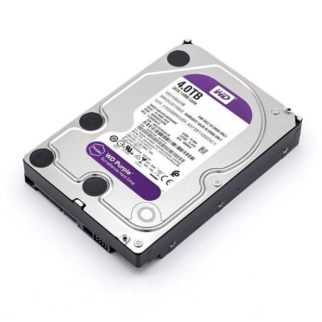 Ổ CỨNG HDD PC WesternDigital 4TB Purple (Chuyên Camera) - BH 24 THÁNG SPTECH COMPUTER