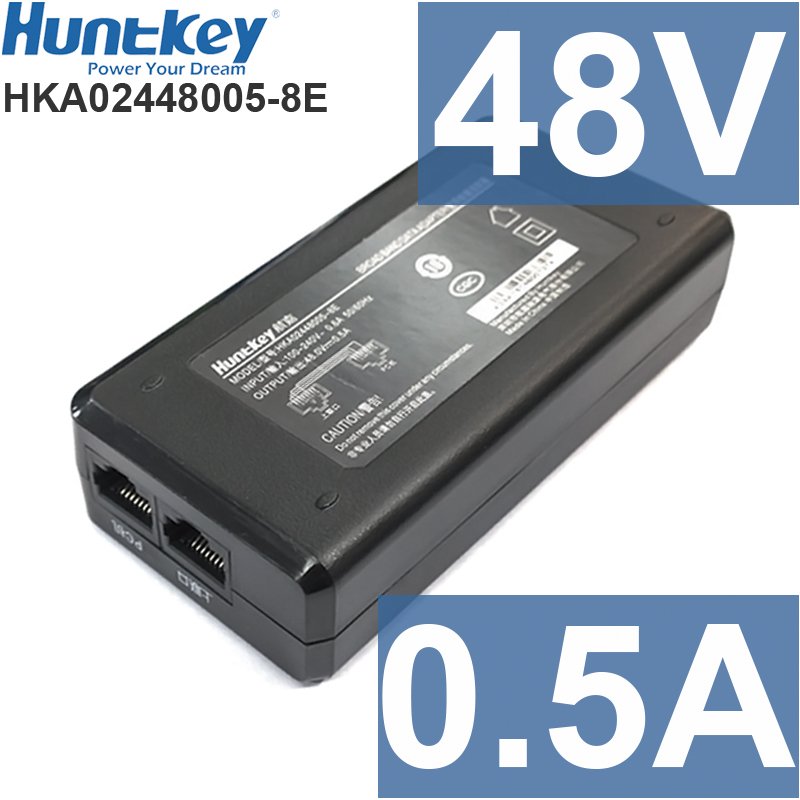 Hình ảnh Adapter PoE Huntkey 48V-0.5A   Chính Hãng