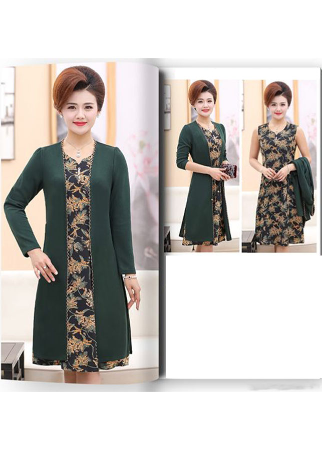 Đầm Kèm Áo Khoác DV72