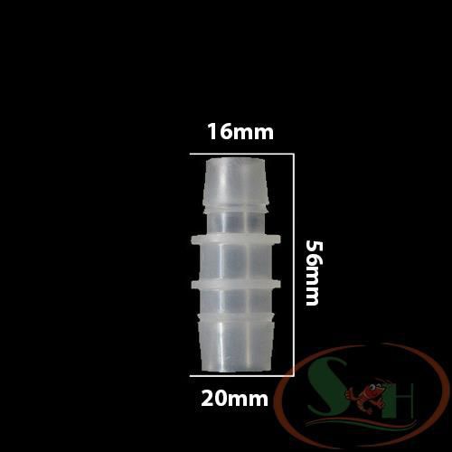 Khớp nhựa nối chuyển phi 9, 12, 16, 20 mm dây ống lọc thùng bể cá tép thủy sinh