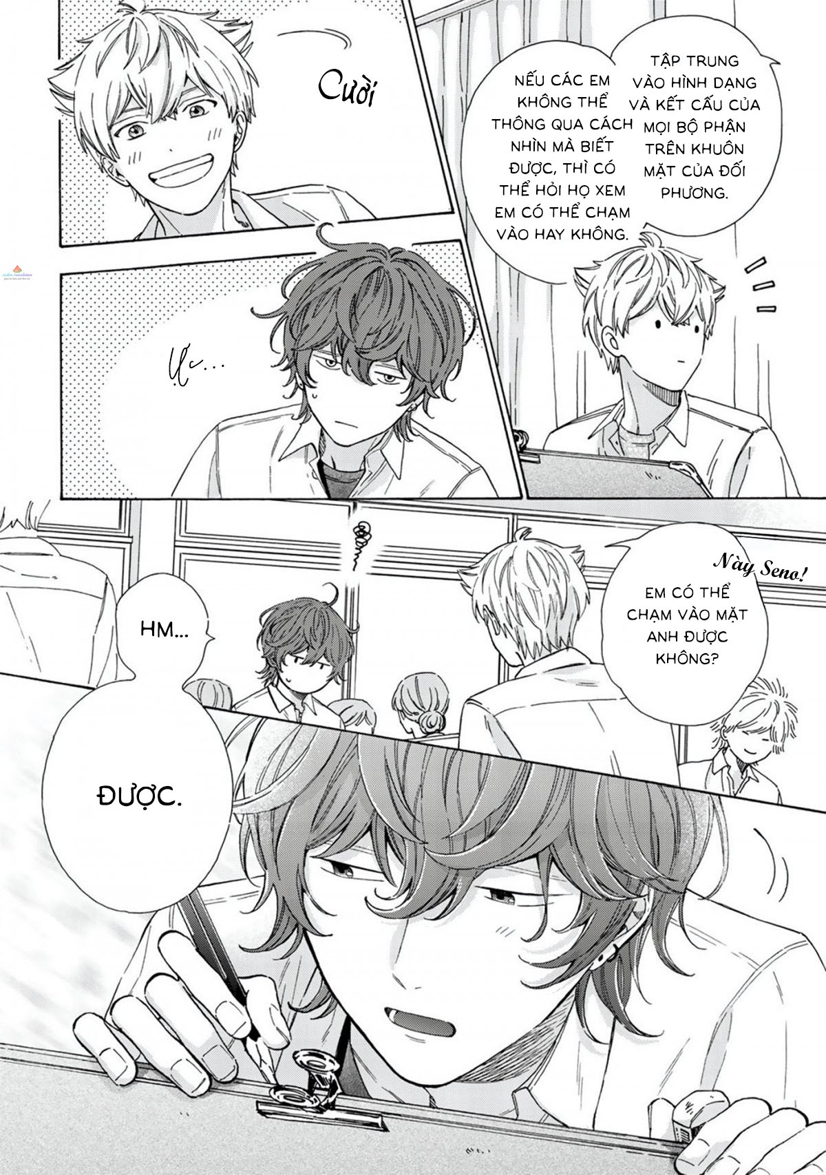ngôi sao hạng nhất được vẽ bằng nụ hôn chapter 4 18