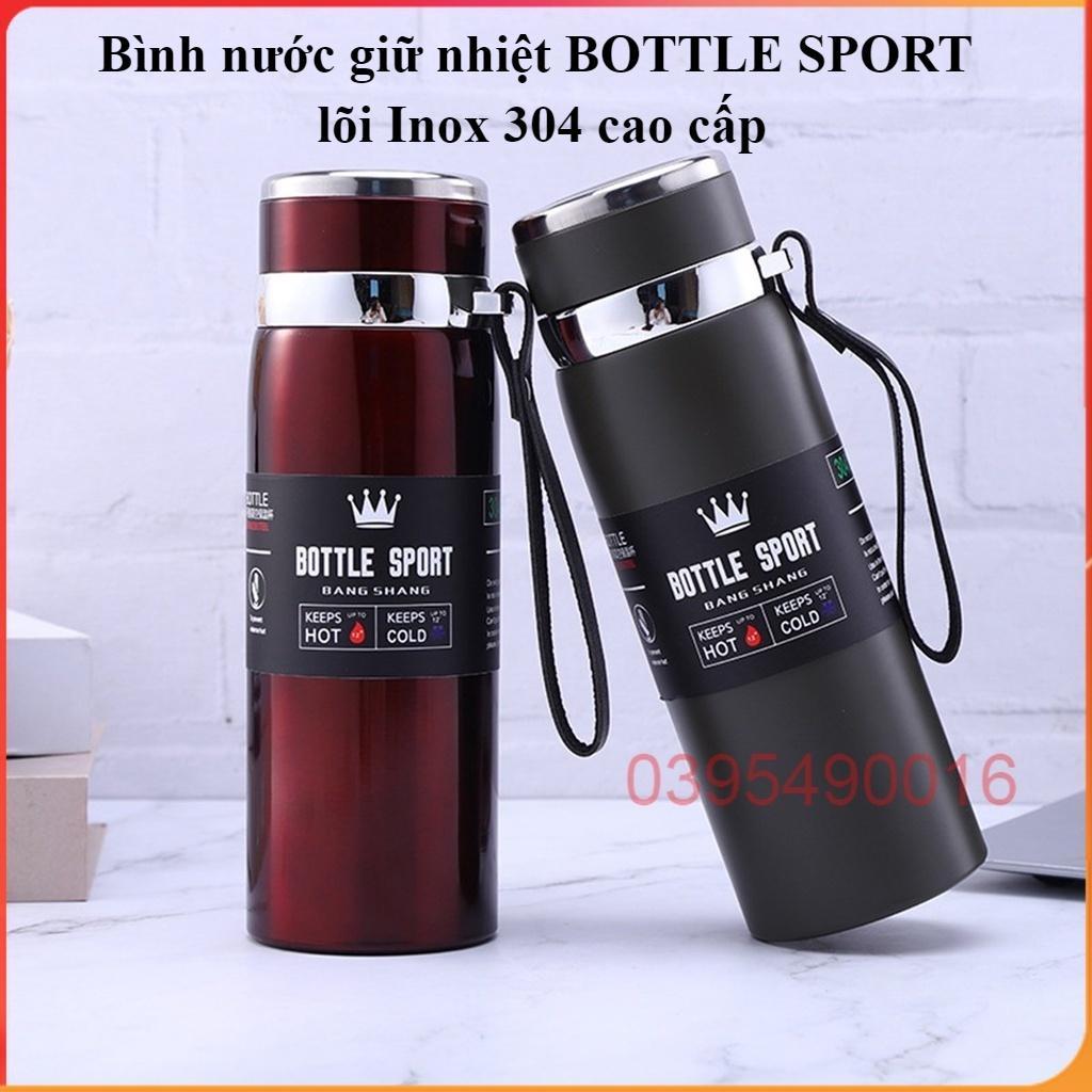 Bình nước giữ nhiệt BOTTLE SPORT lõi Inox 304 cao cấp dung tích 800ml giữ đá 12 tiếng