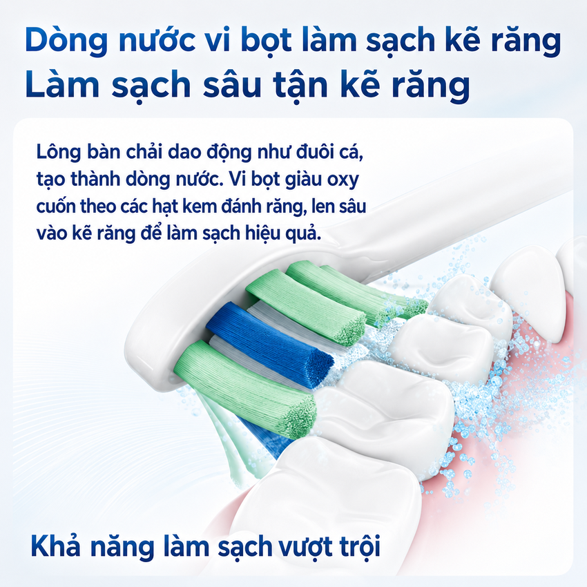 Bàn chải đánh răng điện thương hiệu Hà Lan cao cấp Philips HX5272/03 và HX5282/01 - Hàng nhập khẩu