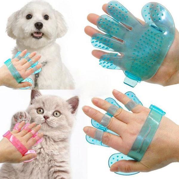Bao/găng tay tắm massage nhựa dẻo chó mèo