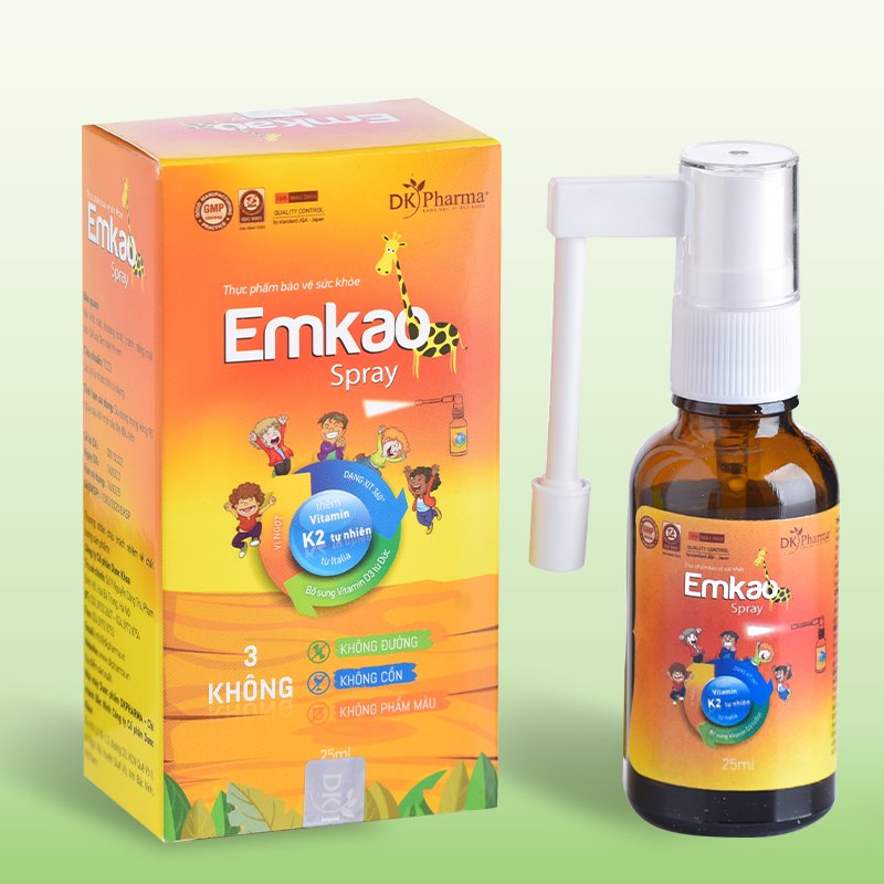 Vitamin D3+K2 DK Pharma Emkao Spray dạng xịt 25ml (TPBVSK)