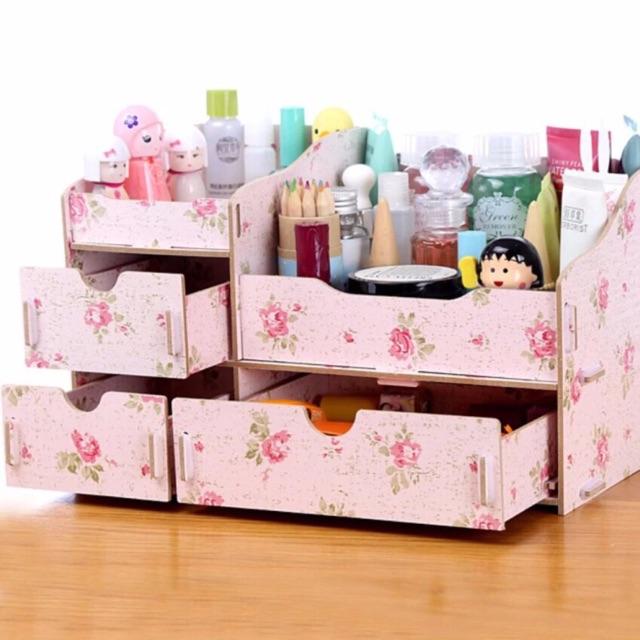 Kệ mỹ phẩm mini hoa văn