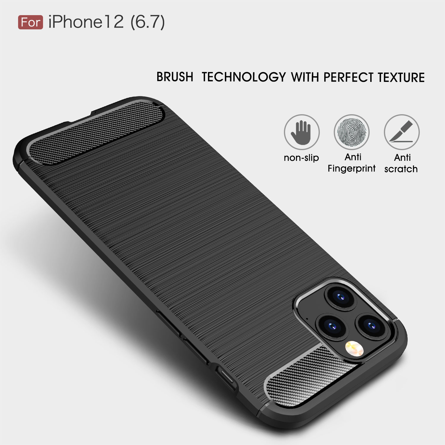 Ốp lưng chống sốc cho iPhone 12 Pro Max hiệu Likgus - Hàng nhập khẩu