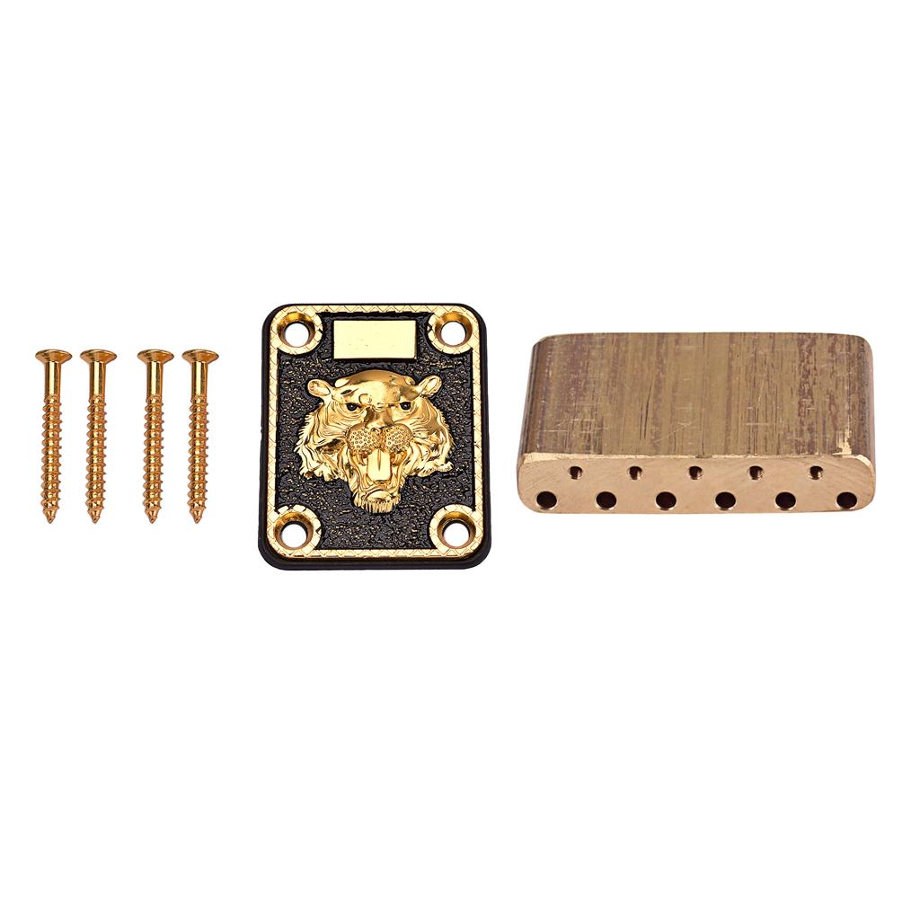 Đồng Tremolo Khối với Kẽm Hợp Kim Cổ Tấm ST Đàn Guitar Điện