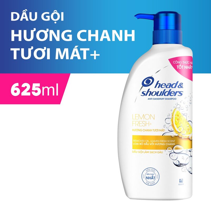 Dầu Gội Head &amp; Shoulder Hương Chanh Tươi Mát 625ML